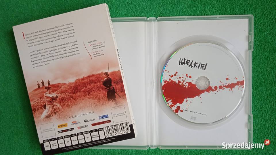 Harakiri DVD arcydzieło japońskiego kina DVD mazowieckie Warszawa sprzedam