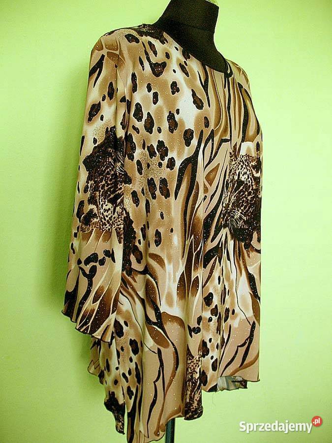 Bluzka duża tunika rozmiar 50 5XL biust 134 3/4