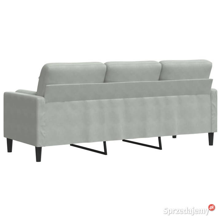 3osobowa sofa z poduszkami jasnoszara 180 Warszawa sprzedam