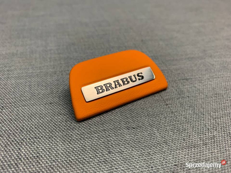EMBLEMAT ZNACZEK LOGO skóra BRABUS na kierownicę Chełm