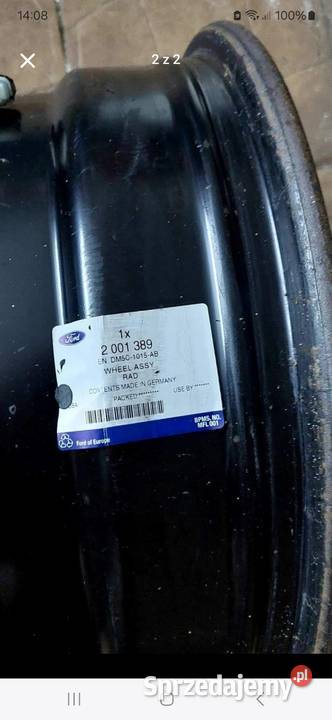4 Felgi Ford C Z Czujnikami Samochodowe Tychy