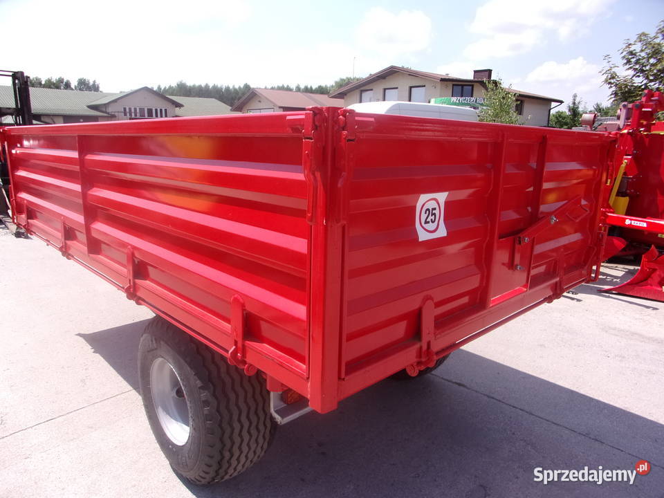 Przyczepa jednoosiowa 45 tony JOLMET wywrotka Opoczno sprzedam