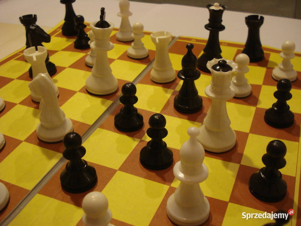 Szachy radzieckie vintage bez jednego piona Gdynia