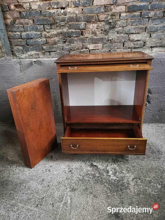Elegancka szafka barek w empirowym Meble Wałbrzych sprzedam