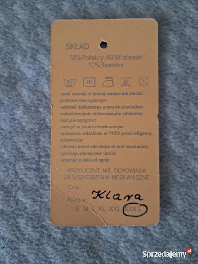 Kożuch damski długi czarny z kapturem 4446 do szary/srebrny