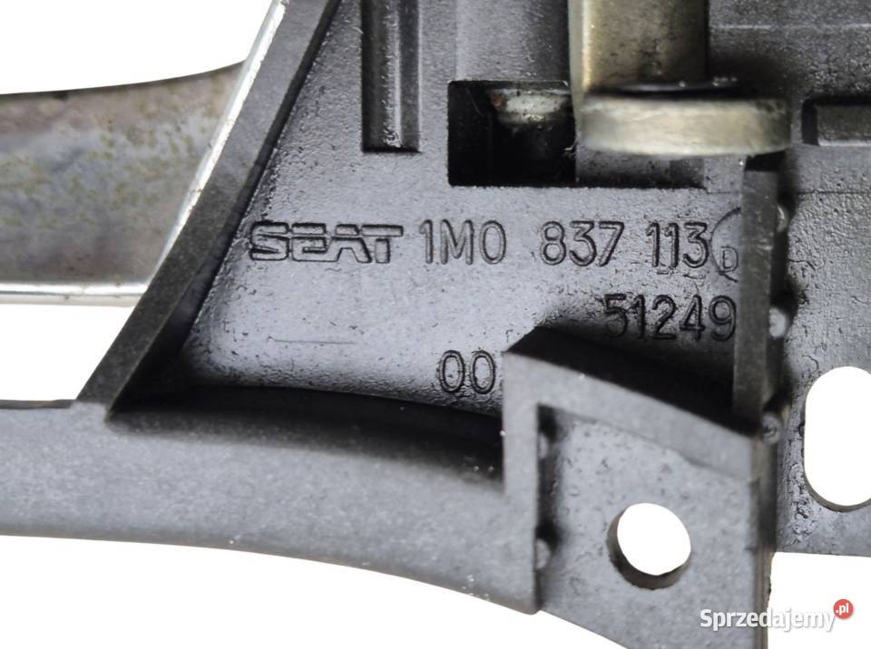 KLAMKA RĄCZKA DRZWI WEWNĘTRZNA PRZÓD TYŁ LEWY Klamki wewnętrzne sprzedam