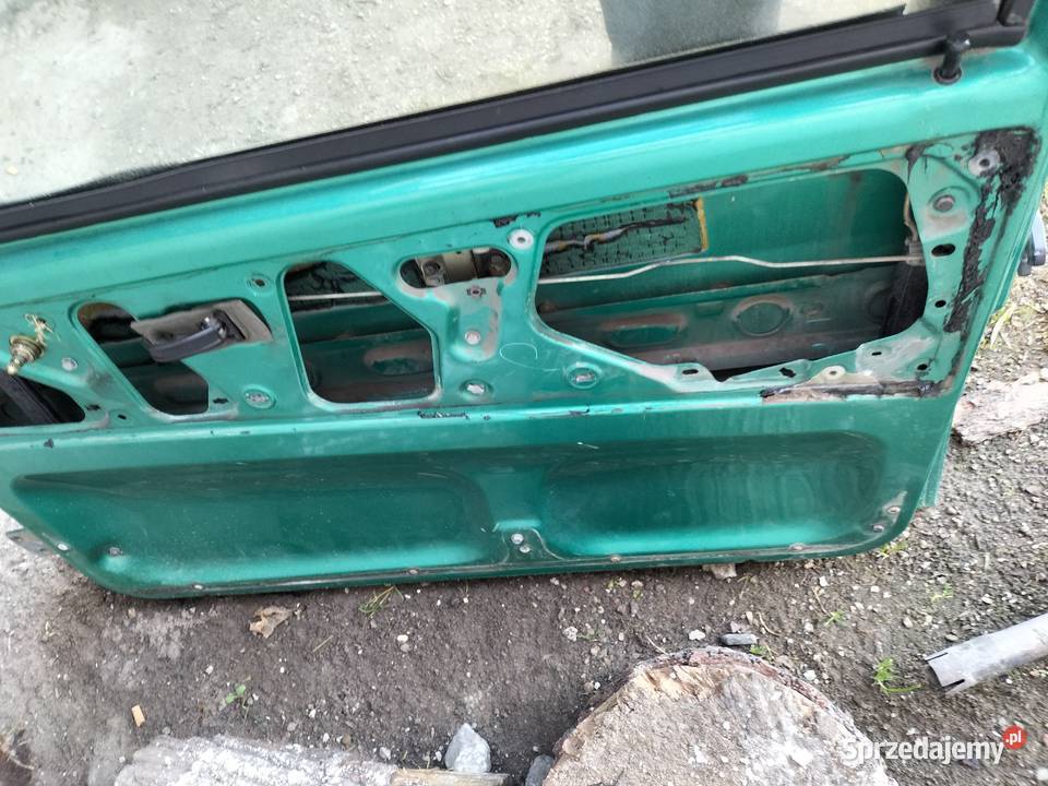 Fiat Cinquecento CC DRZWI PRAWE SZYBA SIŁOWNIK