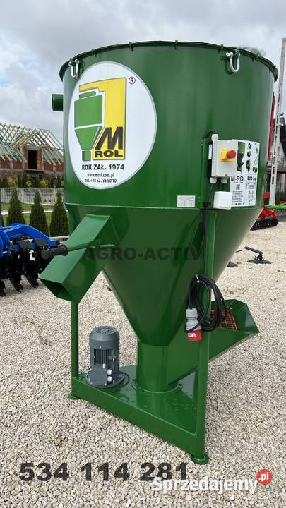 Mieszalnik Pasz Sypkich 1000 MROL TRANSPORT nieuszkodzony Pasturka
