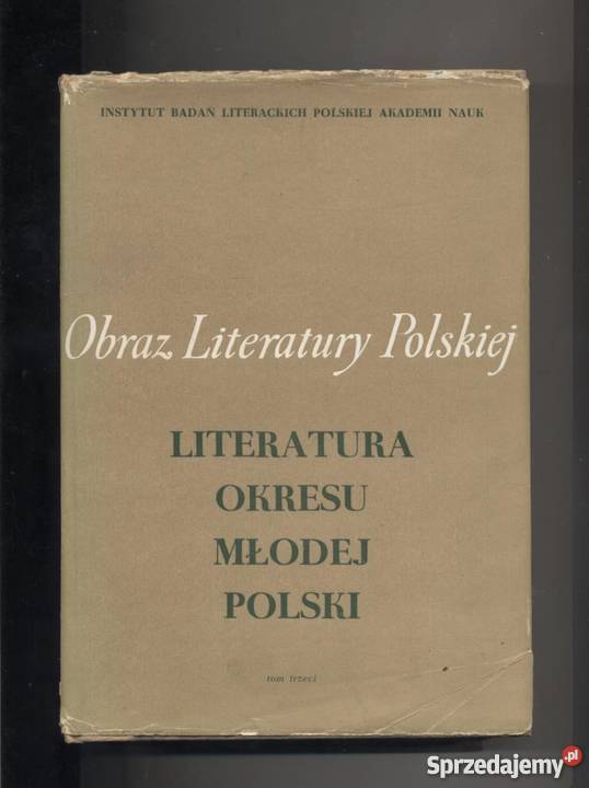 Literatura okresu Młodej Polski T3 Pozostałe Szczecin