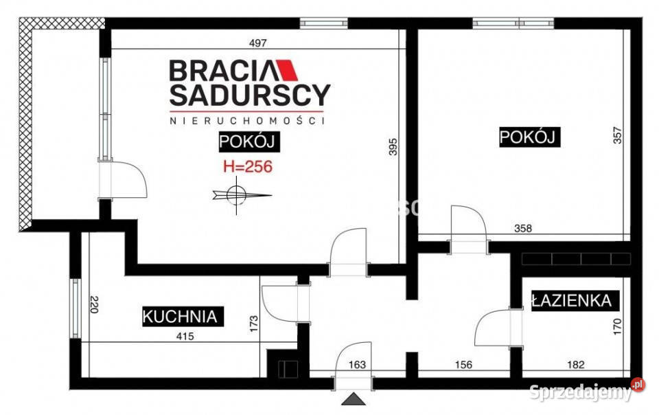 Mieszkanie Kraków Dywizjonu 303 50m2 2 pokoje