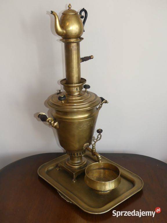 Dekoracyjny samowar braci Woroncow Tuła XIX wiek sprzedam