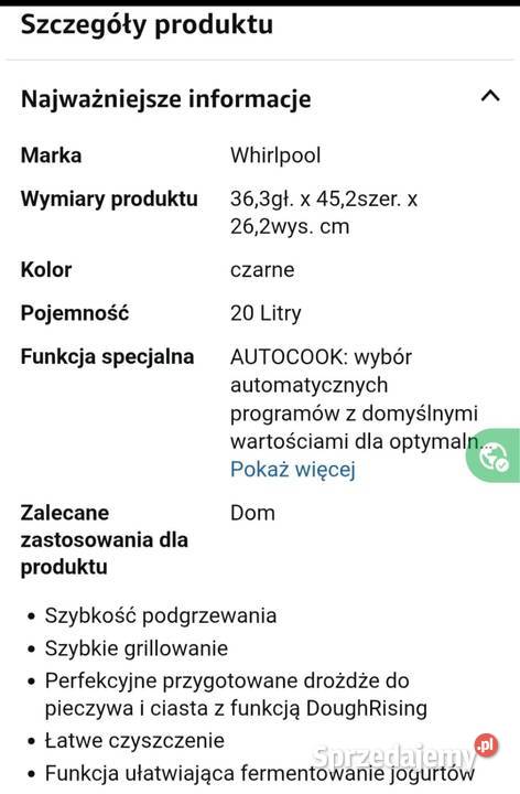Mikrofalówka Wihrlpool Konin