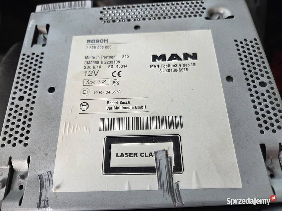Panel nawigacji radio Man tgx Grójec