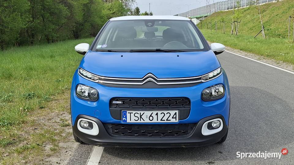 Citroen C3 12B 83 2017r LED Navi Klimatronik 119 świętokrzyskie Skarżysko-Kamienna