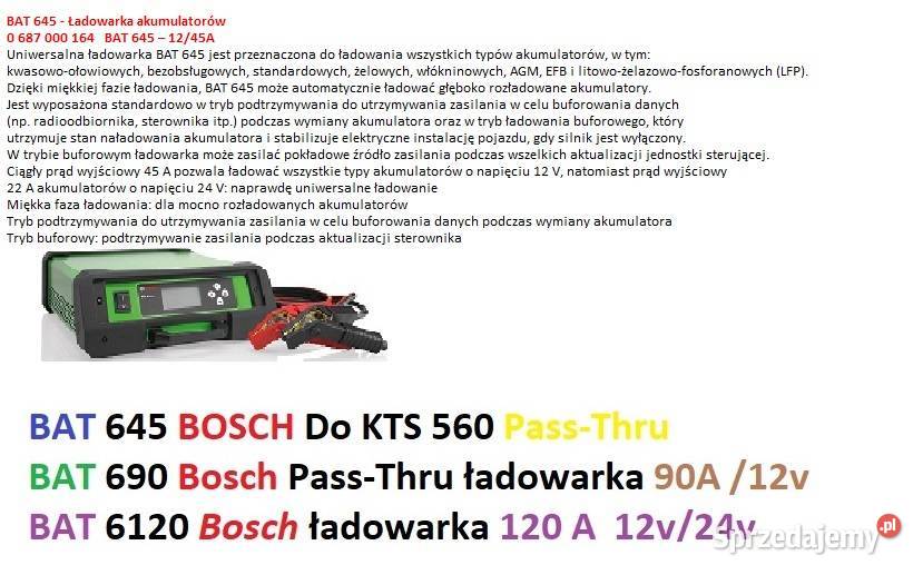 Bat 690 ładowarka Bat 6120 Passthru pod Kts560 Narzędzia specjalistyczne Bielsko-Biała