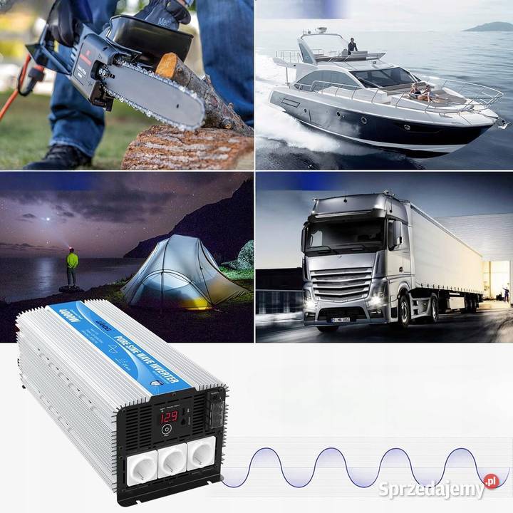 FALOWNIK SINUSOIDALNY PRZETWORNICA NAPIĘCIA Myszyniec