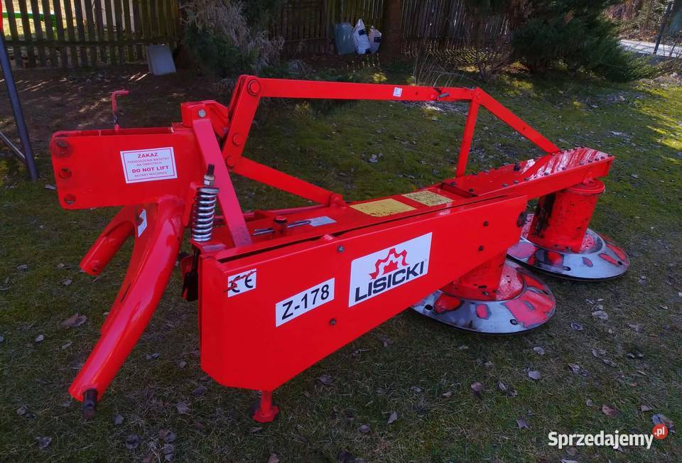 Kosiarka Rotacyjna 165 Lisicki mało używana NOWA Rotacyjne małopolskie Dąbrowa Tarnowska