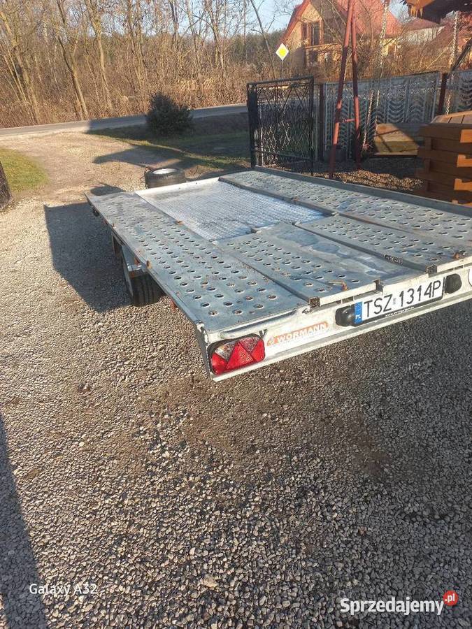 Przyczepka laweta firmy niemieckiej Polgratz ATC świętokrzyskie Połaniec