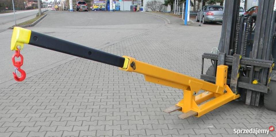 Wysięgnik z hakiem WH3 mocowany na widłach Stalowa Wola