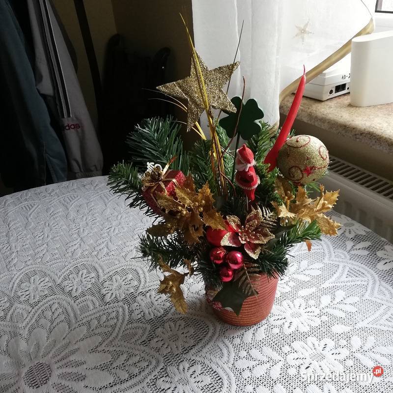 Stroik Bukiet świąteczny ozdoba świąteczna Sieradz