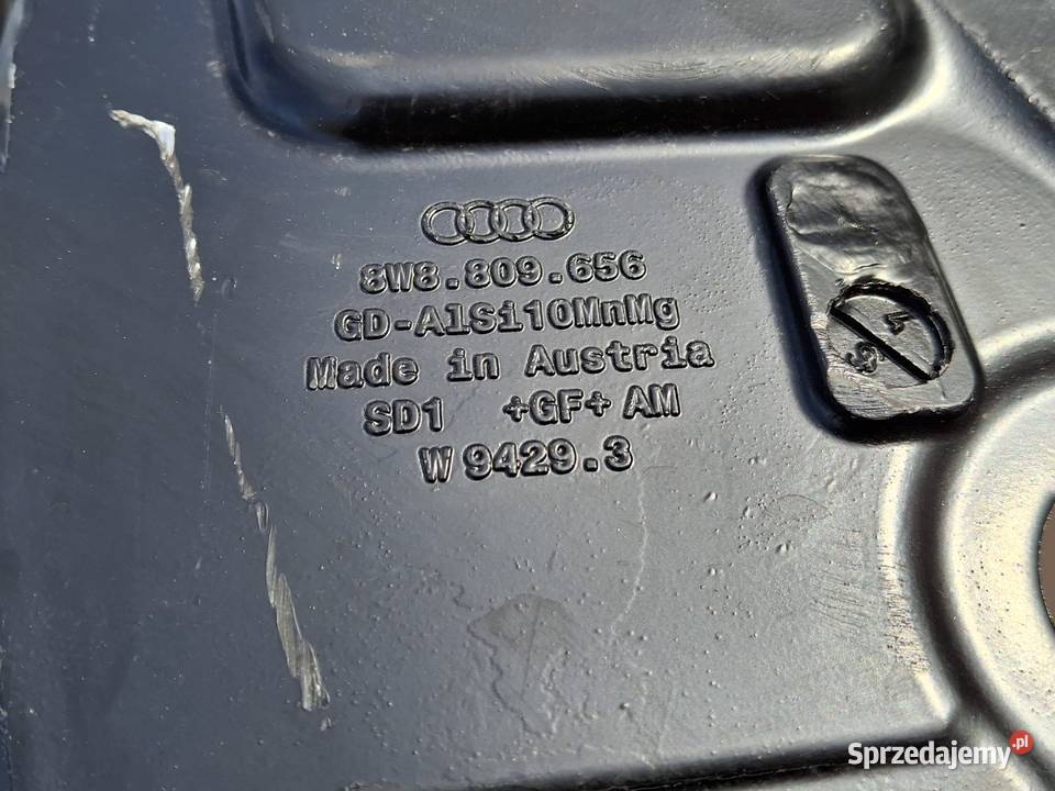AUDI A5 B9 F5 SPORTBACK WSPORNIK WZMOCNIENIE osobowe Pozostałe lubuskie