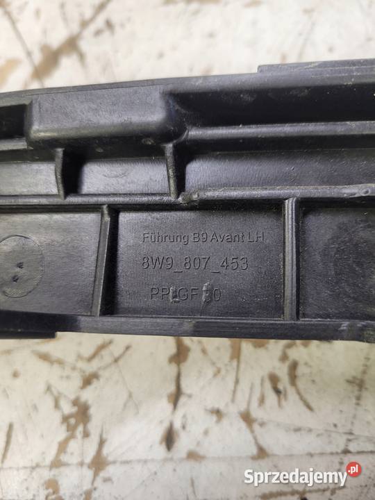 ŚLIZG ZDERZAKA LEWY T AUDI A4 B9 AVANT 8W9807453 osobowe Przystajń sprzedam