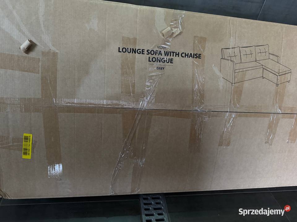 Sofa z szezlongiem 3miejscowa technorattan śląskie Dąbie