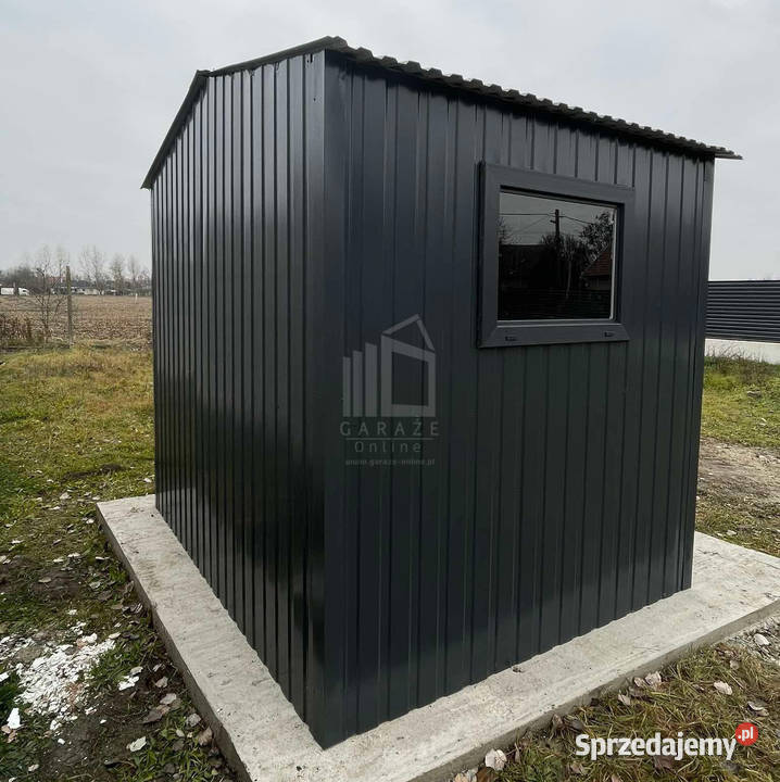 Schowek domek ogrodowy 25x2m drzwi okno dach Nowy Dwór Mazowiecki