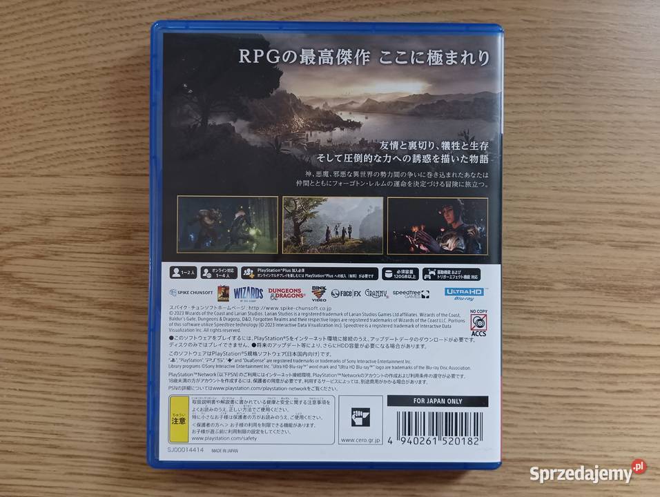 Baldurs Gate 3 na konsolę 5 Playstation 5 Gry na konsole Gdańsk