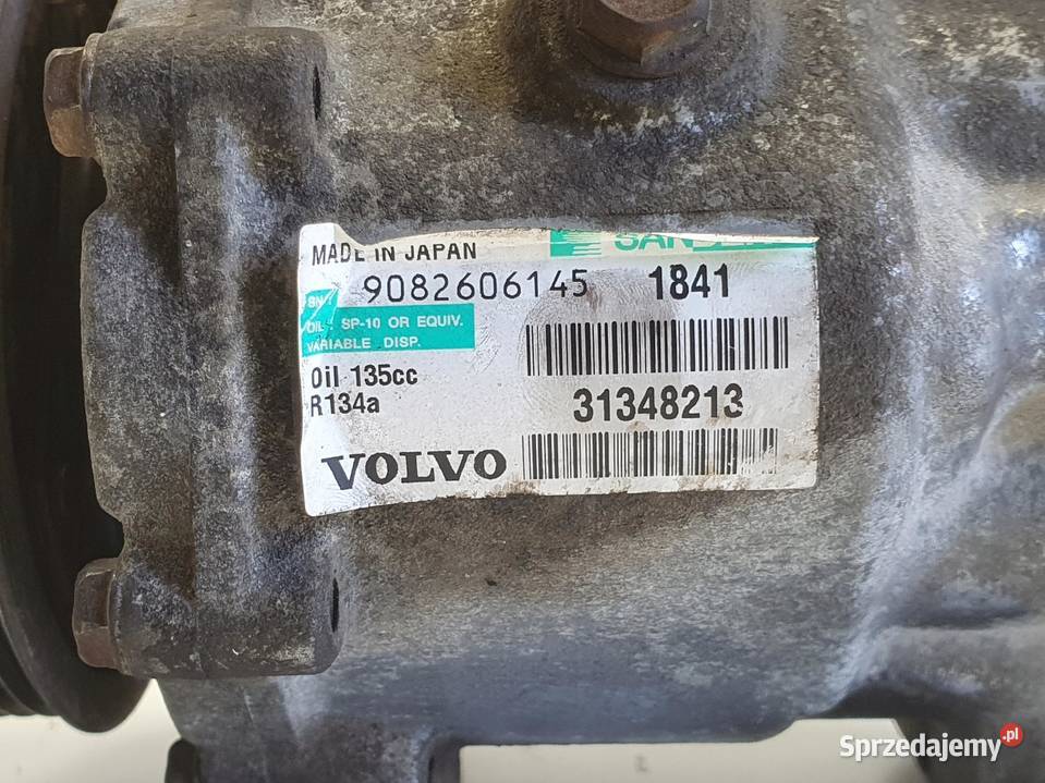 SPRĘŻARKA KLIMATYZACJI Volvo V70 III 16 D D2 lubelskie Chełm