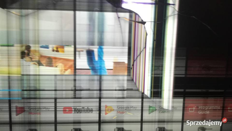 Uszkodzony SONY KD 49X8005C Uszkodzona matryca