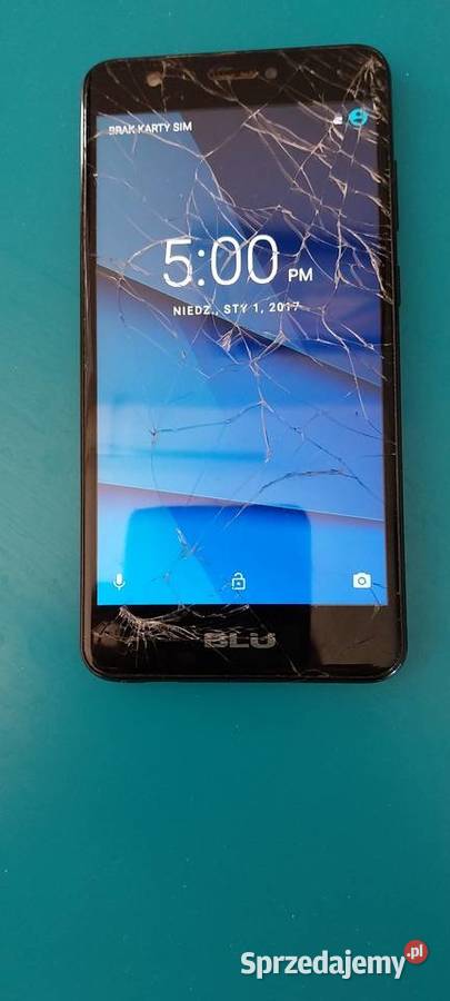 Telefon ze stuczonym ekranem