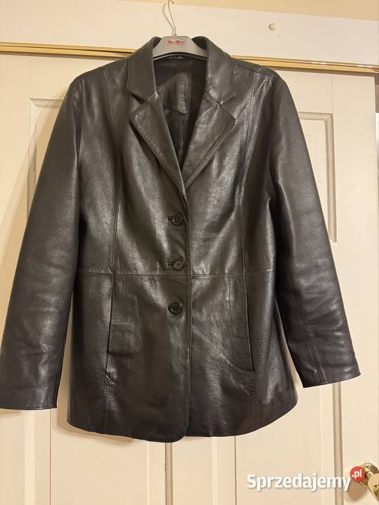 Marynarka damska S ze skóry naturalnej czarna Częstochowa