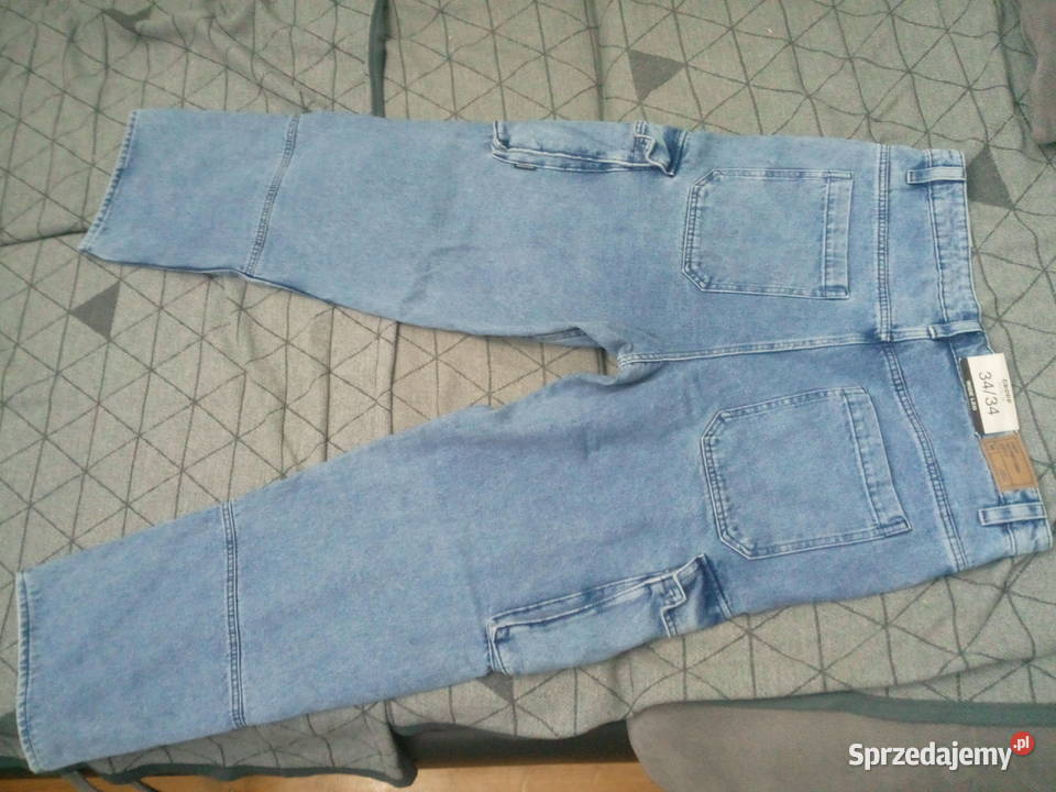 Spodnie 3434 jeansowe bojówki Odzież codzienna Wrocław sprzedam