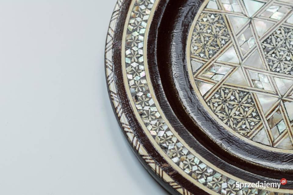 Talerz inkrustowany masą perłową Australia Bydgoszcz