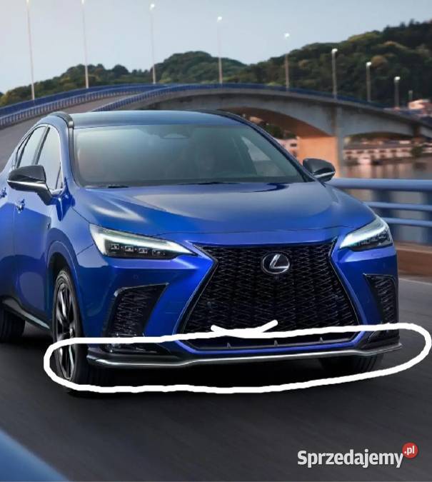 Dokładka dół zderzaka przód Lexus NX 2 II listwa zachodniopomorskie Myślibórz