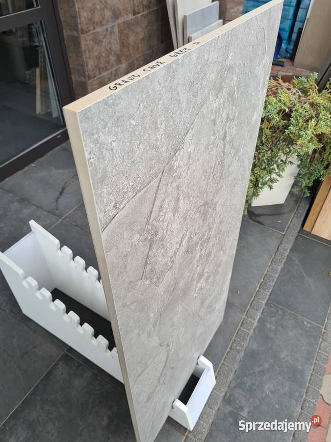 PŁYTKA gres GRAND CAVE GREY KORATER 598X1198X20 Wykończenie Opoczno