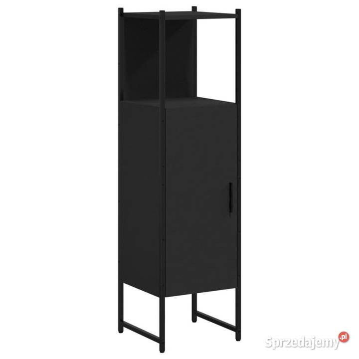 Szafka łazienkowa czarna 33x33x1205 materiał mazowieckie