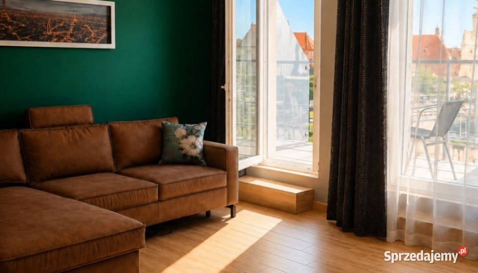 Świeżo wykończony apartament Nowa Przystań balkon Szczecin