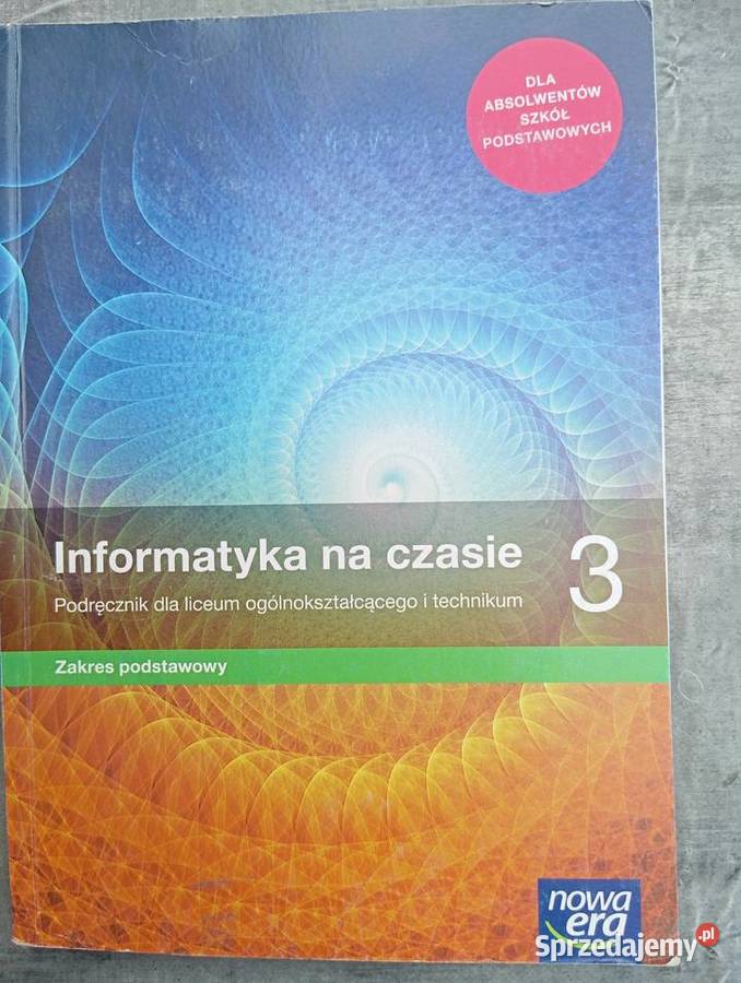 Sprzedam podręcznik do informatyki na czasie cz Mosina