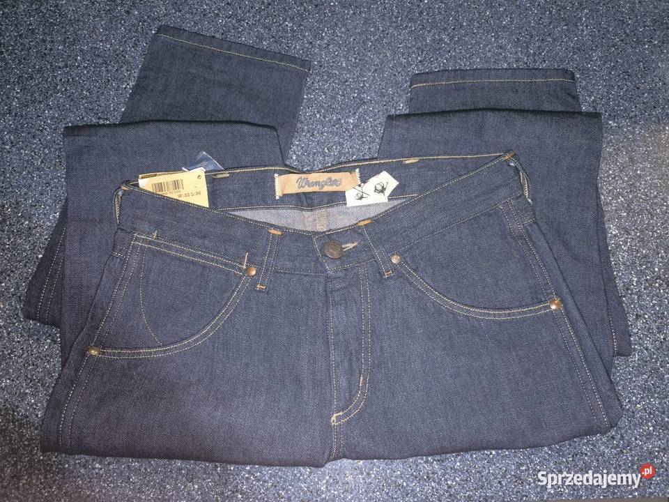 Nowe Jeansy Męskie Wrangler 2FRZ W32 L36 niebieski sprzedam