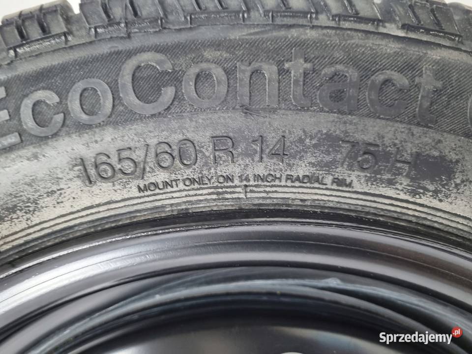 KOŁO ZAPASOWE Zapas Nissan Micra K11 16560 R14 stalowe Samochodowe Chełm
