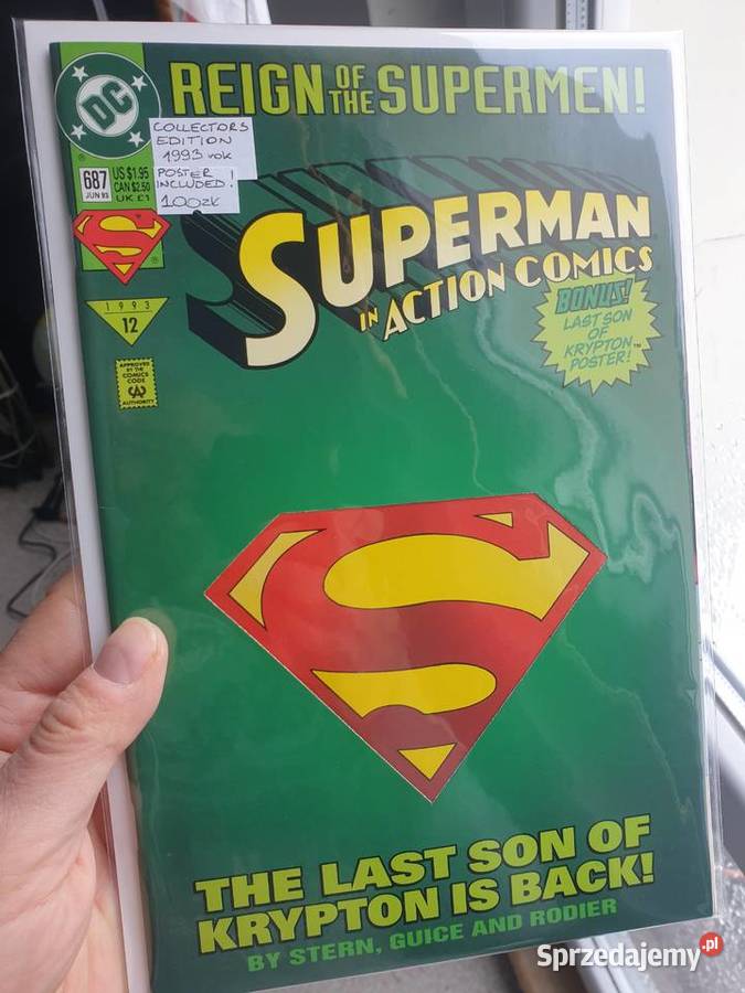 Reign Of The Superman Supeman in Action Comics Gdynia