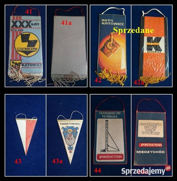 Proporczyki Antykwariat sprzedam