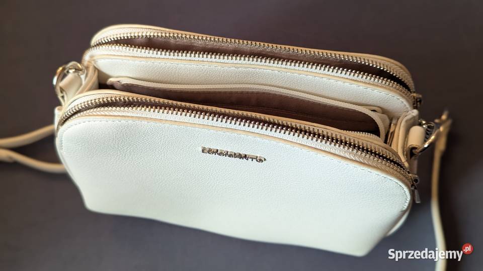 Torebka damska listonoszka trzykomorowa marki Białystok