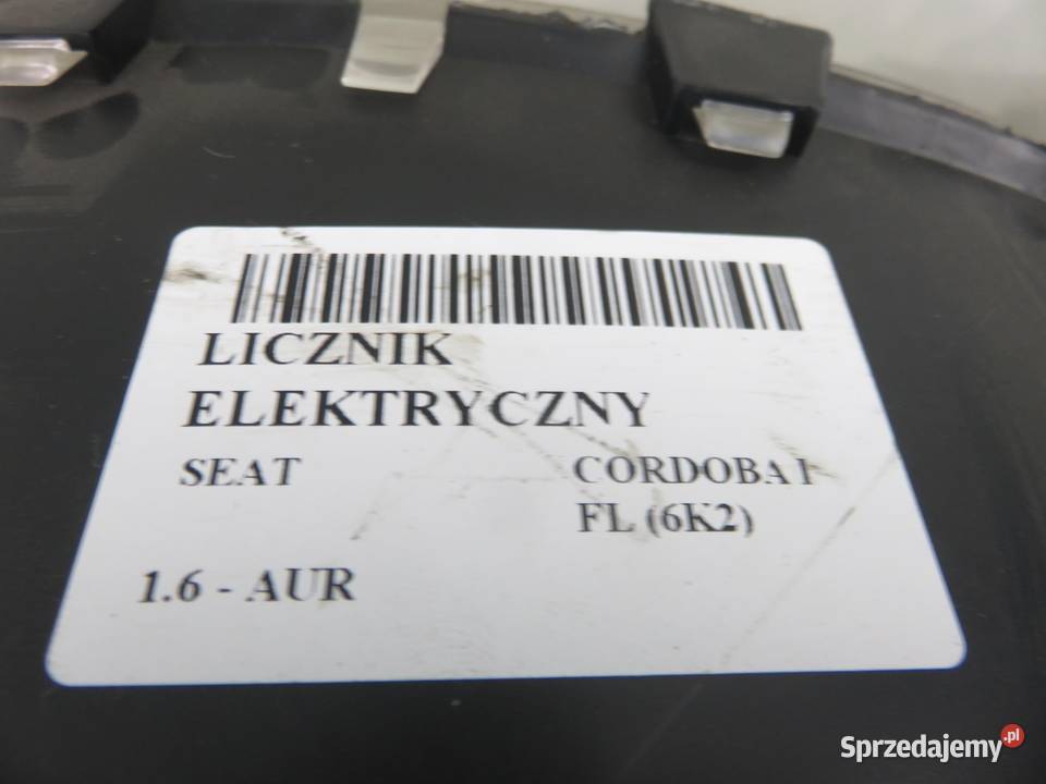 LICZNIK SEAT CORDOBA 16 6K0920801B 110008924025 osobowe