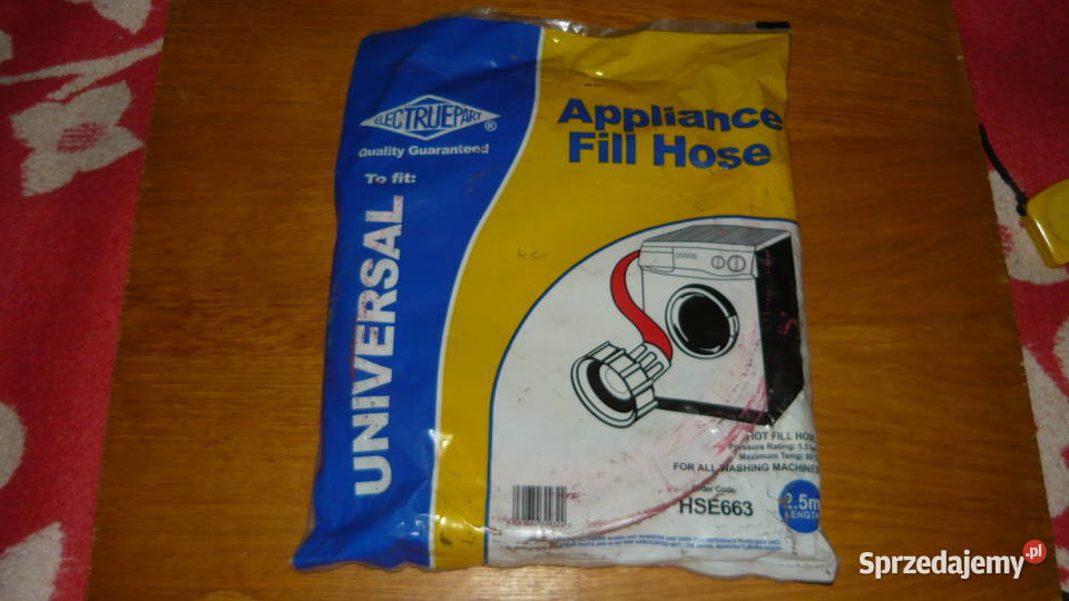 Wąż szlauch do pralki wody przewód Sokółka
