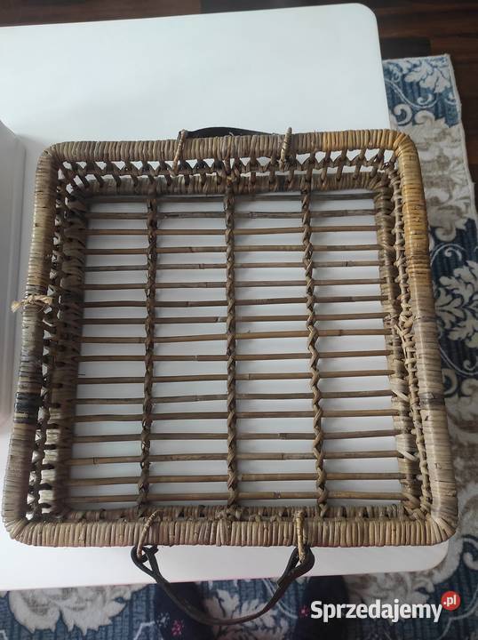 Taca z wikliny na stół do domu na balkon taras dolnośląskie Legnica