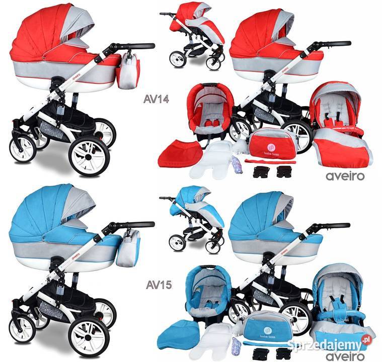 NOWY Wózek Dziecięcy Aveiro 3w1 Gondola Warszawa