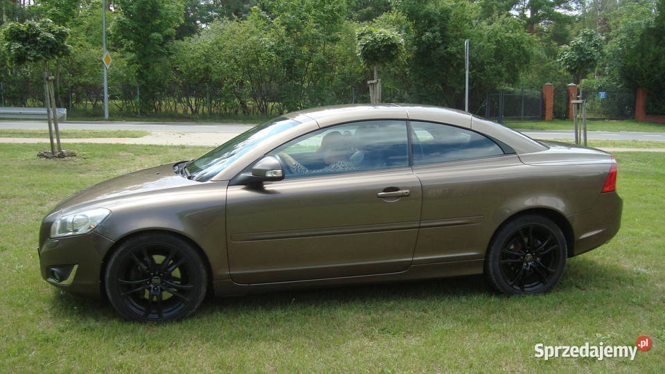 Volvo C70 D4 Summum 2011r Kabriolet brązowy lakier metallic C70 mazowieckie Warszawa